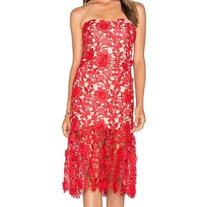 JARLO red strapless 'Charlie' dress. Brand new!